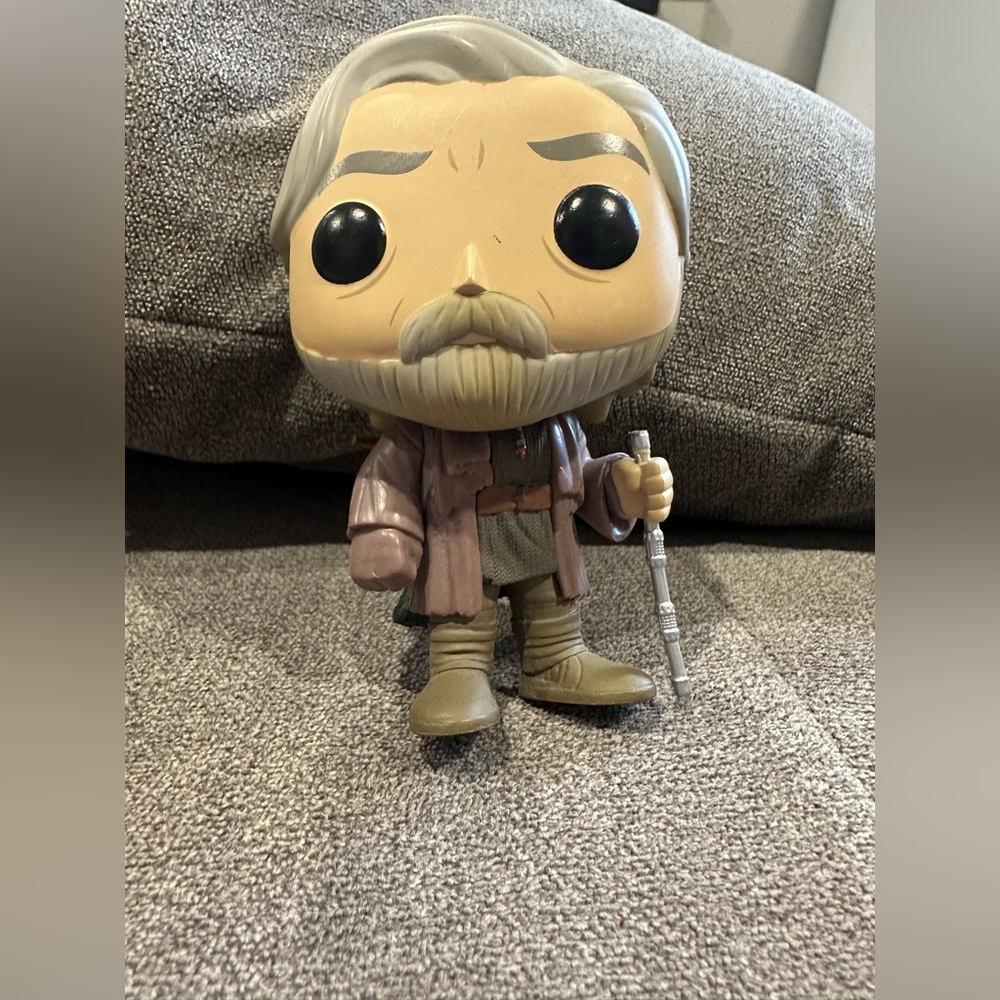 Funko Pop Star Wars the last Jedi Luke sky-walker bobble head #193 VGUC - Picture 1 of 4